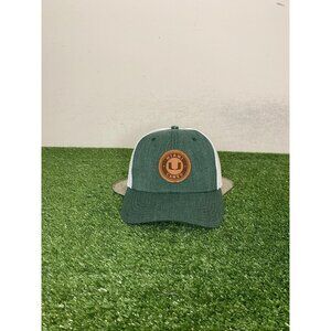 Miami Hurricanes hat cap snap back green gray trucker mesh football mens 1